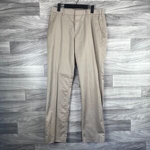 Bonobos Dress Pants Men's 33x34‎ (33x32.5) Beige Wednesday Weekday Straight Leg